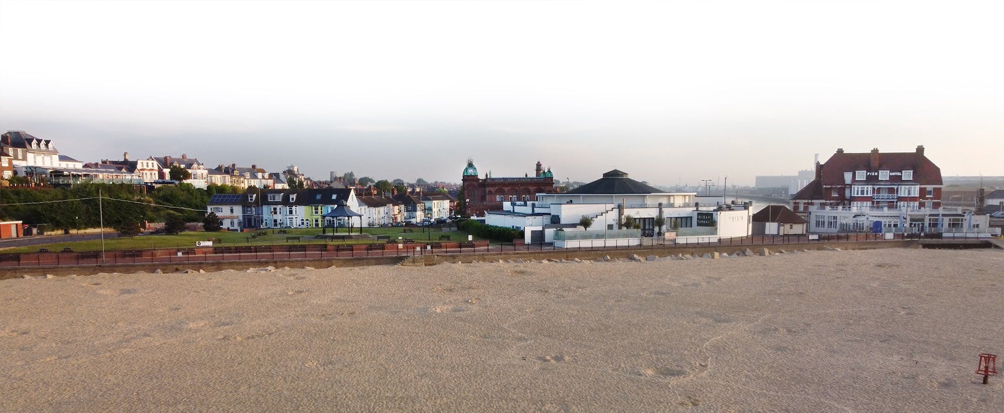 The Gorleston Pavilion Theatre, Bandstand and surrounding Ocean Room and Pier Hotel