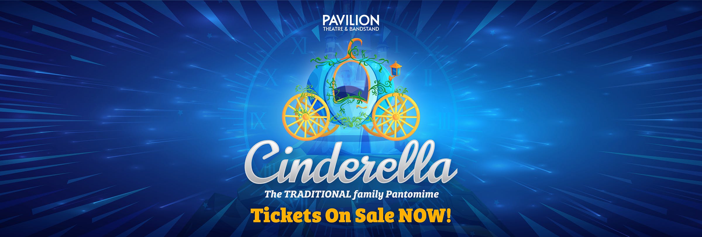 Cinderella Logo for the Pavilion Theatre in Gorleston 2024