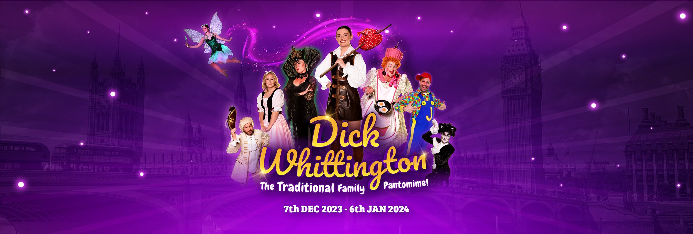 Dick Whittington Logo for the Pavilion Theatre in Gorleston 2023