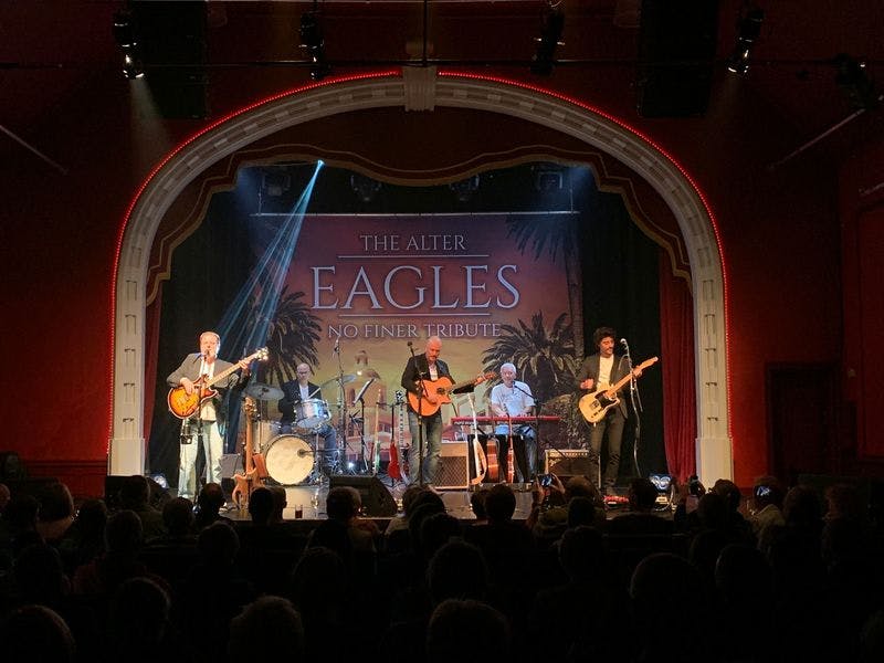 Poster for the The Alter Eagles performance at the Gorleston Pavilion Theatre