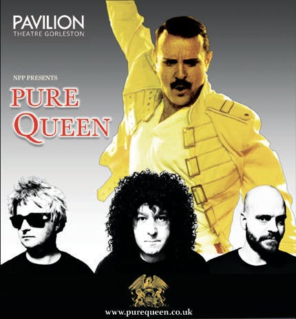 Poster for the Pure Queen performance at the Gorleston Pavilion Theatre